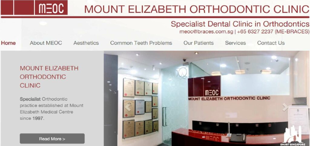 Mount Elizabeth Orthodontic Homepage