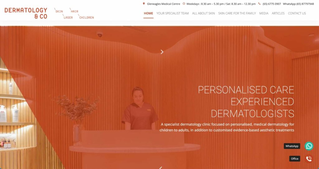 Dermatology & Co Homepage