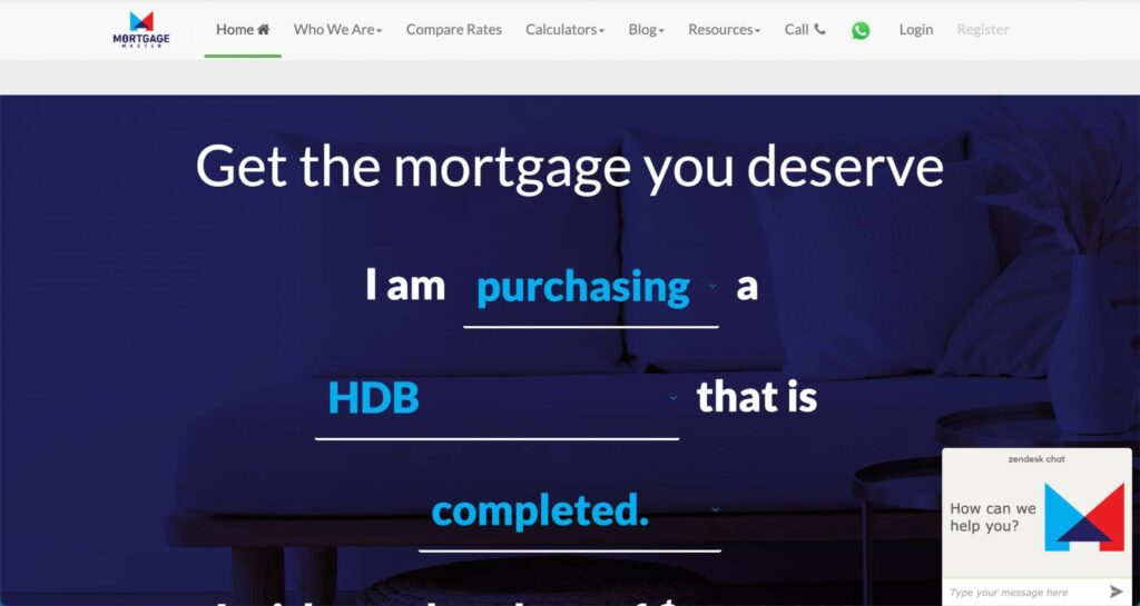 Mortgage Master Homepage