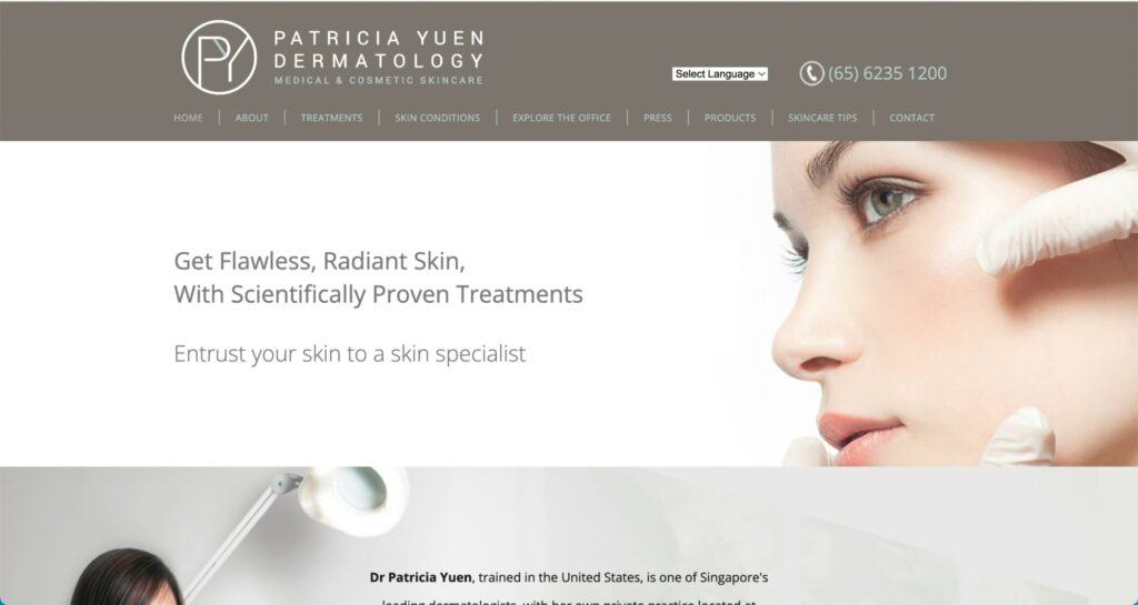 Patricia Yuen Dermatology Homepage