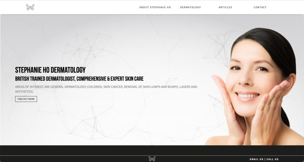 Stephanie Ho Dermatology Homepage