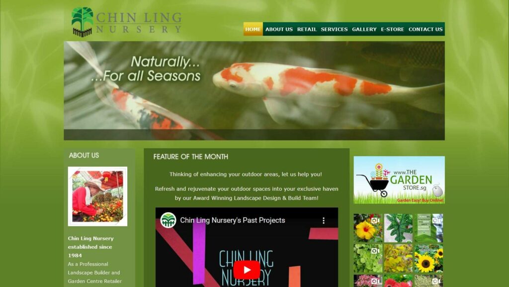 Chin Ling Nursery Landscape Services Homepage