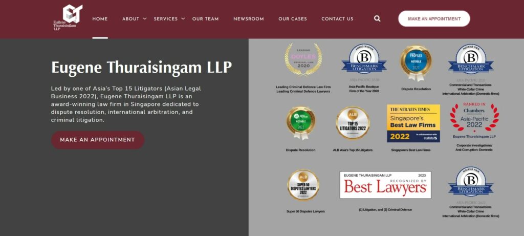 Eugene Thuraisingam LLC Homepage