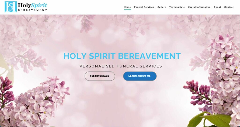 Holy Spirit Bereavement Homepage