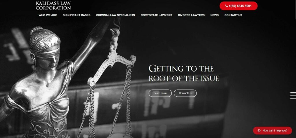 Kalidass Law Corporation Homepage