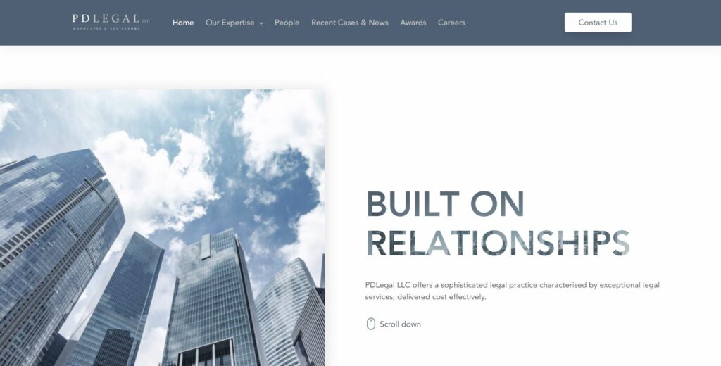 PDLegal LLC Homepage