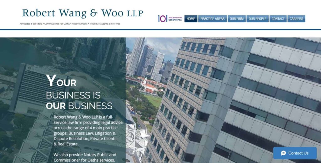 Robert Wang & Woo LLP Homepage