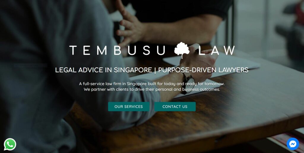 Tembusu Law Homepage