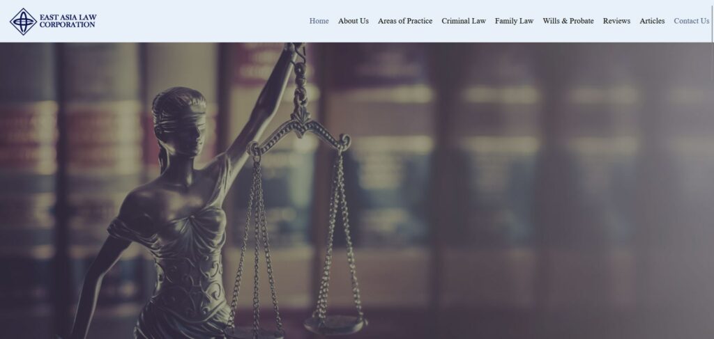 East Asia Law Corporation' Homepage