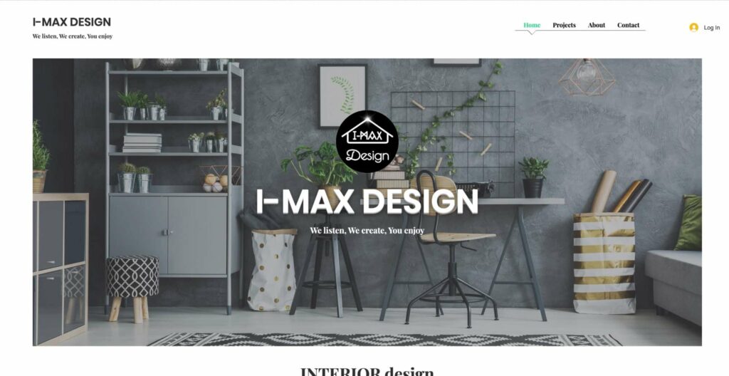 I-Max Design Homepage