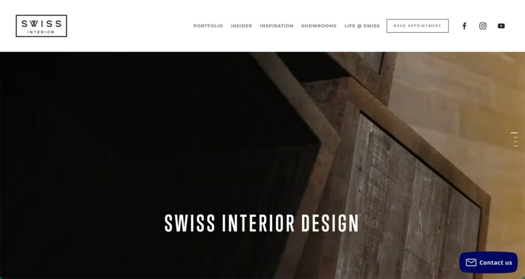 Swiss Interior Design Homepage