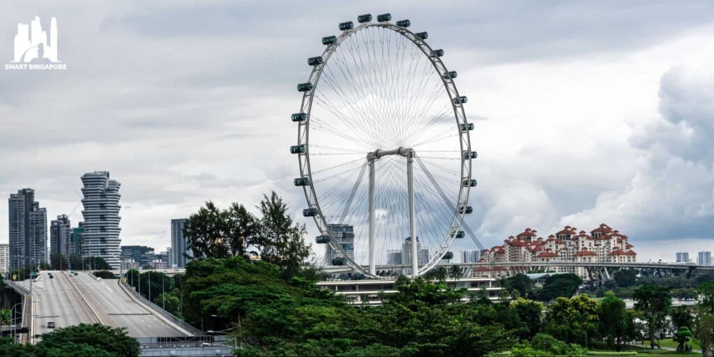 The Singapore Flyer is the second-highest Ferris wheel in the world