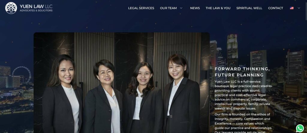 Yuen Law LLC' Homepage