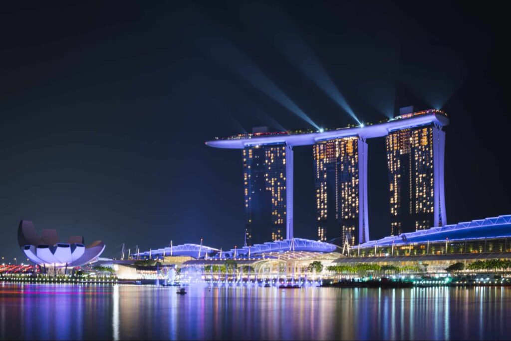 Catch Spectra at Marina Bay Sands’ waterfront