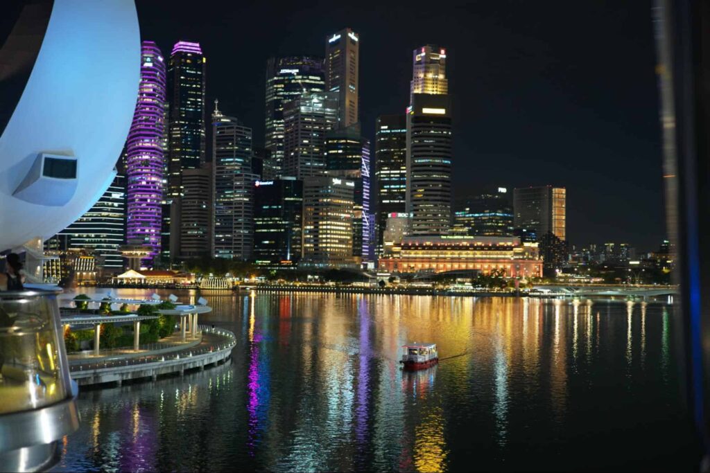 Enjoy stunning views from the river with the Singapore River Cruise