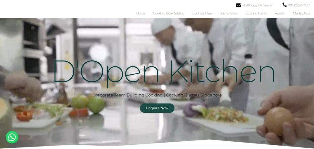 D’Open Kitchen's Homepage