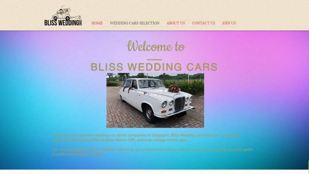 Bliss Wedding Cars's Homepage