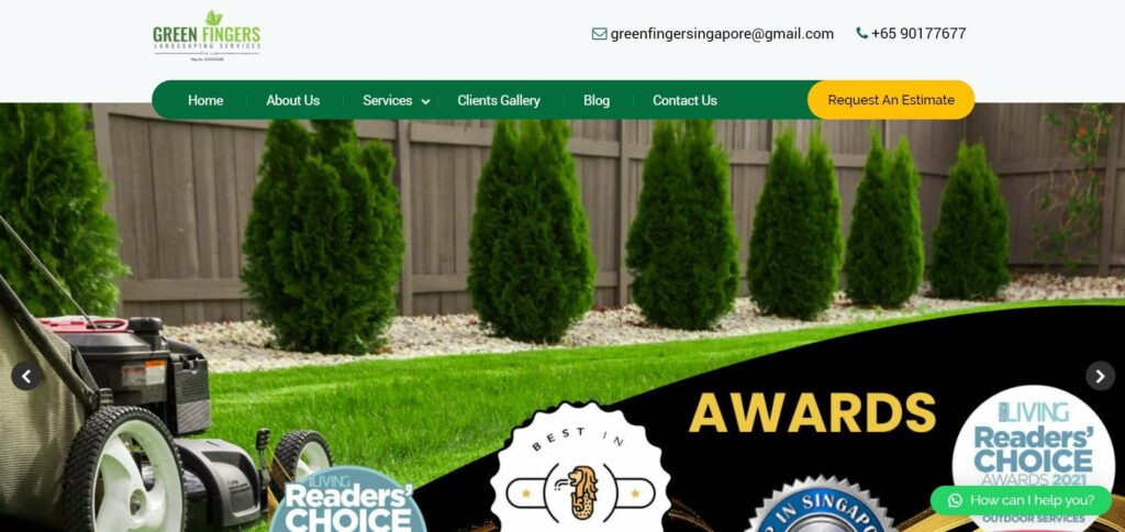 1. Green Fingers Landscaping Services