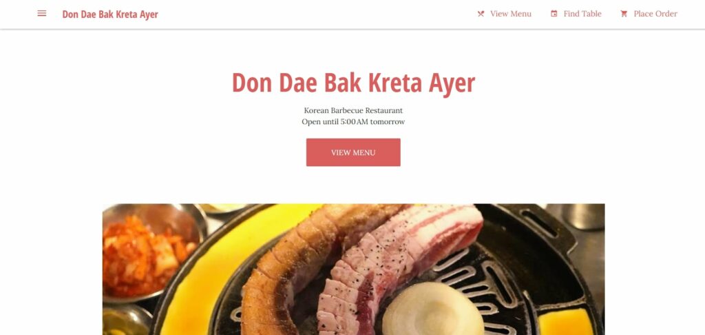 3. Don Dae Bak Restaurant