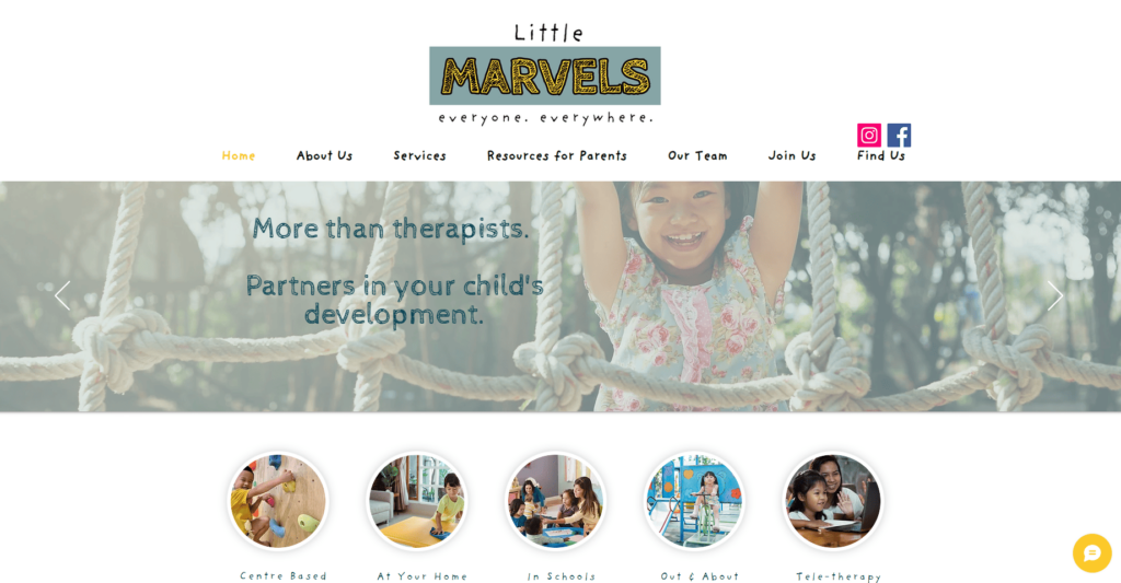 Little Marvels Theraphy's Homepage